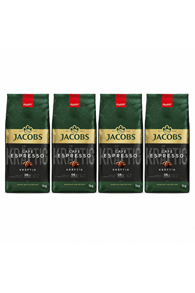 Jacobs Set 4x Cafea Boabe Kraftig 1kg
