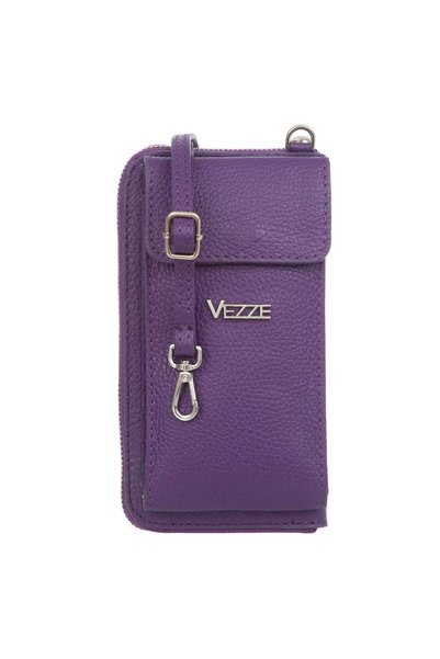 vezze Husă de telefon din piele Felicita Mov