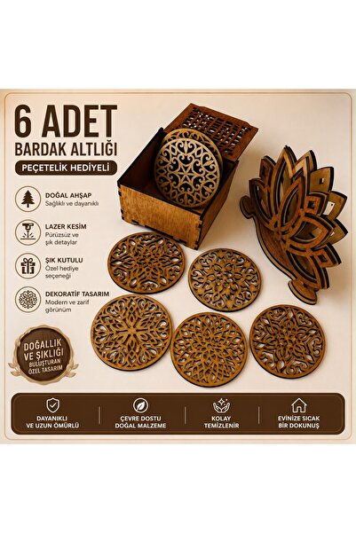 ROKH Handcrafted Natural Wooden Kitchen Gift Set