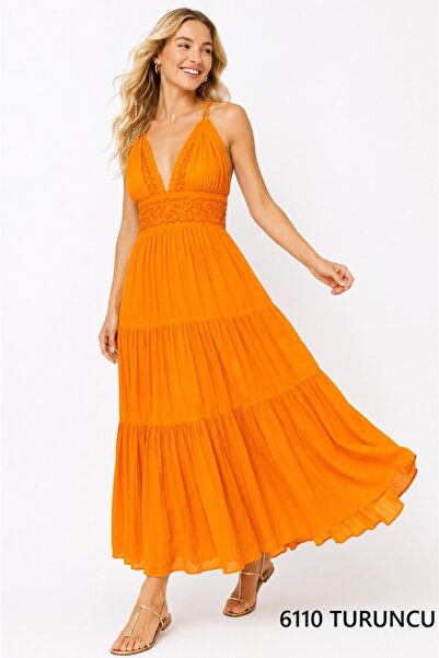 Duss 6110 Breathable Authentic Dress Made from Viscose Natural Cellulose