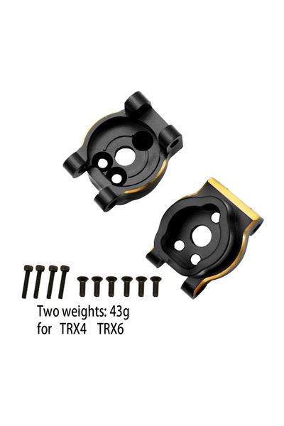 choice2 J Portal Axle Housing Brass Black Steering Cup steering C Seat tie Ro...