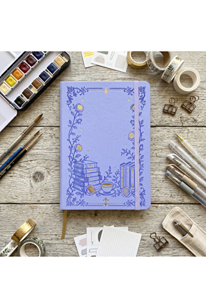 choice2 A5 Light Purple BUKE A5 Dot Grid Notebook PU Leather Cover Hardcover ...