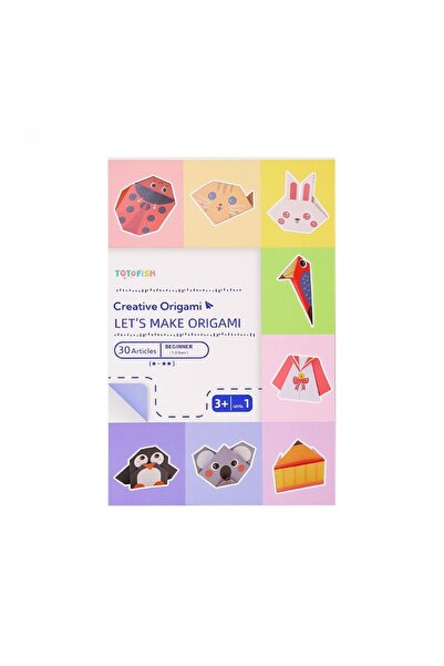 Choice1 Beginner Level New Origami Kit 30 Sheets Origami Paper Craft Guiding ...
