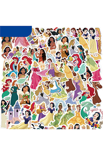 Choice1 50PCS 10/30/50/100pcs Disney Cute Princess Cartoon Anime Stickers Wat...
