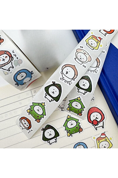 Choice 500 stickers Joke Bear Stickers Roll Stickers Cartoon Cute Hand Accoun...