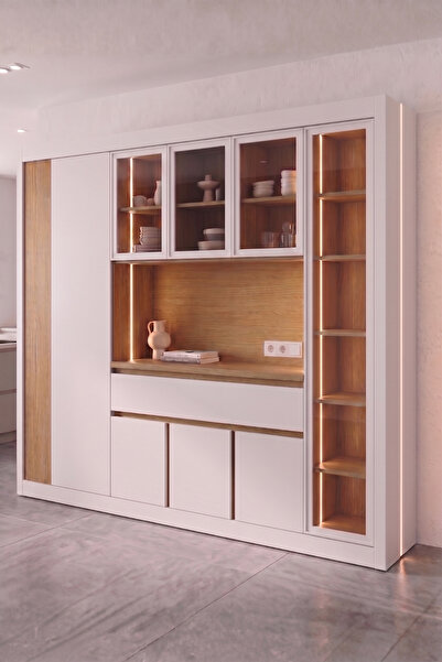 Avm 24 Nero Kahve Köşesi Multi 235 cm Montaj Dahil