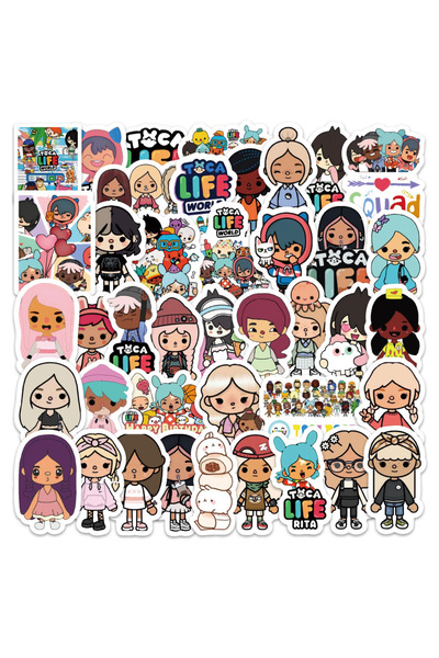 Choice 80PCS 80PCS Toka Boca World Stickers Graffiti Stickers DIY Diary Phone...