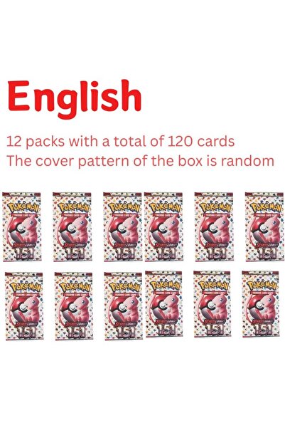 Choice3 Bandai 12 Pack 360Pcs TCG Scarlet & Violet 151 Booster Bundle Gift En...