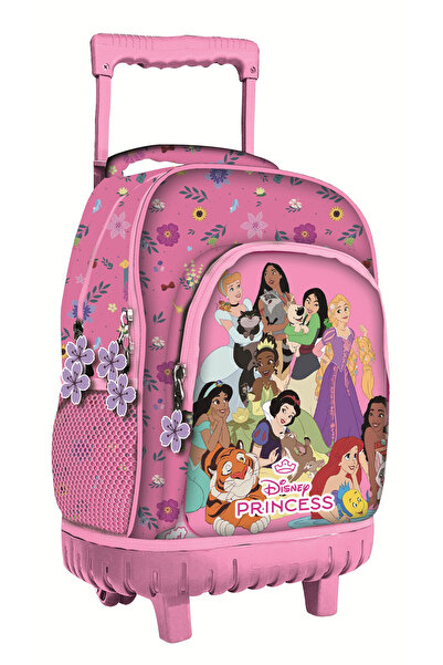 Disney Prințesele Blossom geantă școlară premium cu roți, geantă 44 cm
