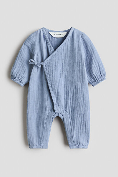 H&M Pamuklu Muslin Tulum