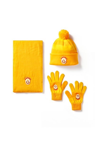 GSStore Galatasaray Çocuk Atkı Bere Eldiven Takım C252210