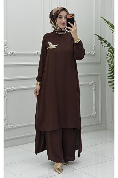 markadeneme56 Melina Set Brown