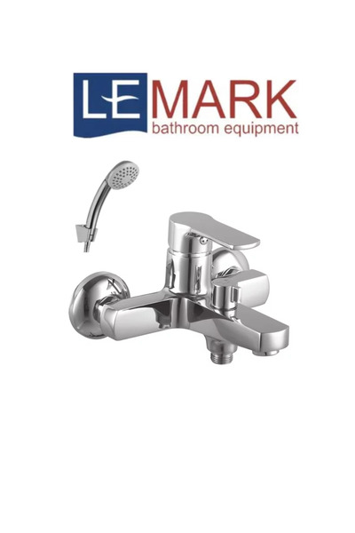LEMARK BATHROOM EQUIPMENT Baterie Cada-Dus cu Pipa Scurta si Comutator Rotati...