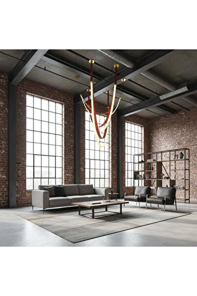 OEM Candelabru Modern, LED, ARIA Largo, 36W, lumina Neutra, Maro