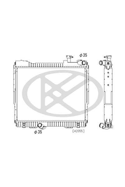 Koyorad Radiator, Racire Motor Pl023260 Nissan Atleon/Cabstar/Nt400 Cabstar/N...