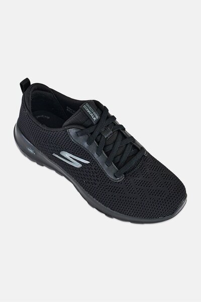 SKECHERS Women Go Walk Joy Lace Up Shoes, Black