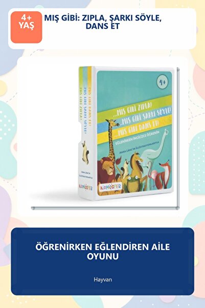 Genel Markalar Mış Gibi: Zıpla, Şarkı Söyle, Dans Et 4+ Yaş Eğitici Çocuk Kar...