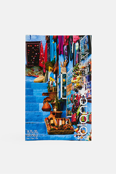 Buffalo 300-Piece Blue City Of Morocco Jigsaw Puzzle