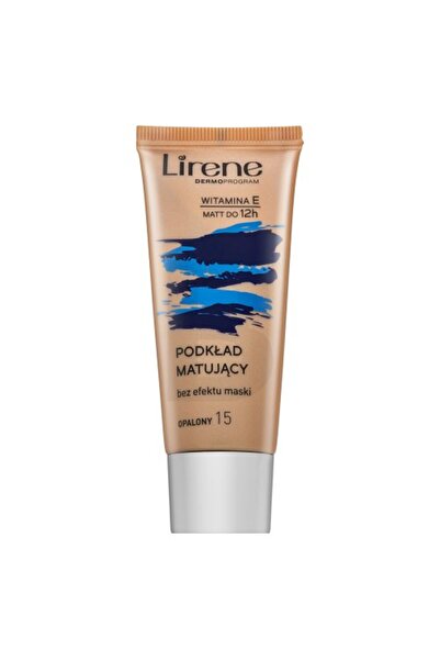 Lirene Fond de ten lichid Nature Matte Fluid cu efect matifiant, 15 Nuanță br...