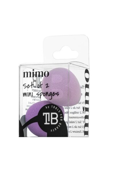 MIMO Set of 2 Mini Sponges – make-up sponge set – Purple
