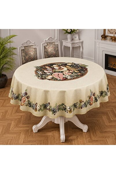 Yeshome Collection 160 cm Round Tapestry Woven Floral Pattern Living Room and...