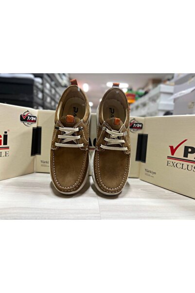Paggi 803 Genuine Leather Casual Comfortable Men's Shoes