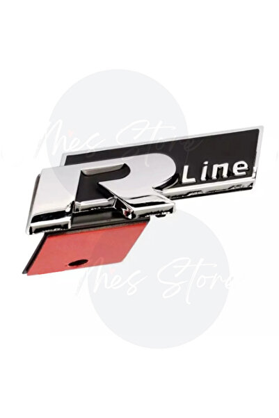 mes store R Line Volkswagen Compatible R-Line Grille Logo Rline Adhesive Golf...