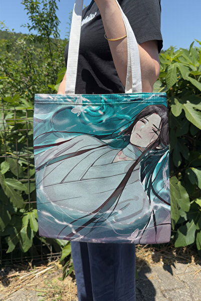 ZipZap Tian Guan Cifu V2 Summer Winter Double-Sided Canvas Printing Tote Bag ...