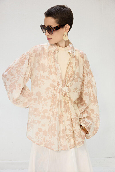 Touché Privé Flower-Patterned Modal Shirt