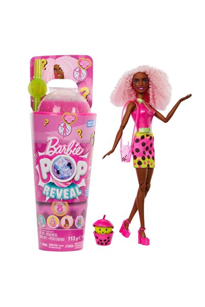 Barbie Papusa Barbie, Bubble tea Red Fruits Pop Reveal, par roz, 30 cm