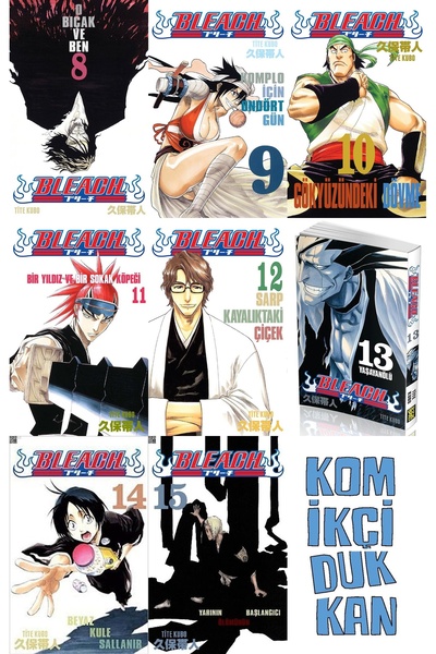 Gerekli Şeyler Yayıncılık BLEACH 08-09-10-11-12-13-14-15 SET (KD 8 KİTAP GERE...