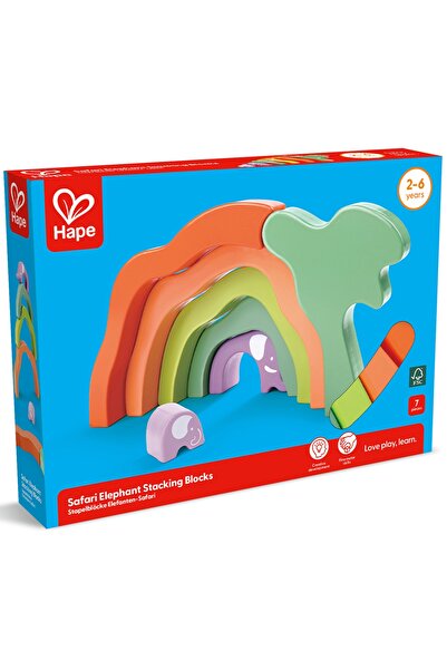 Hape Formulare de sortare, Hape, Elefant de safari, 7 piese