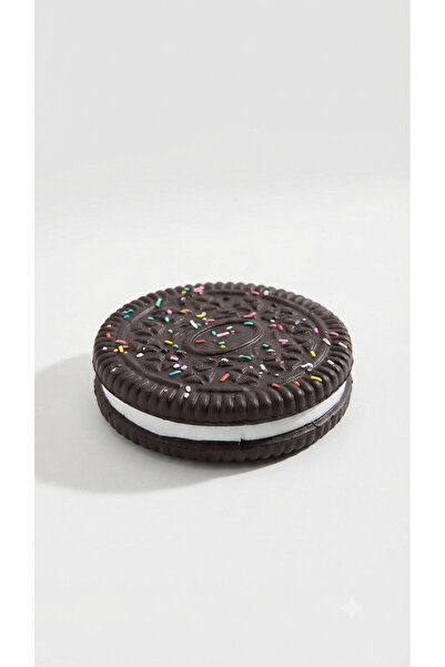TOYTOPIA Oreo Bisküvi Yumuşak XL Boy Siyah Renk Squishy - Oreo Sukuşi