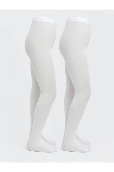 LC Waikiki Sparkling Choices by Shining Store Girls' Pantyhose 2-Pack