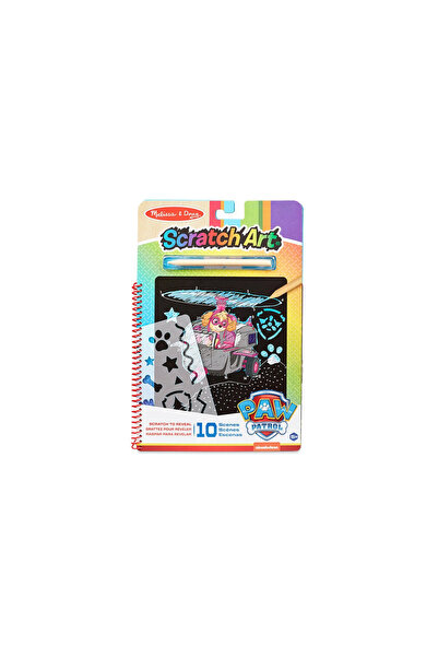 Melissa & Doug Bloc de desen cu răzuire și carte Paw Patrol – Skye Melissa an...