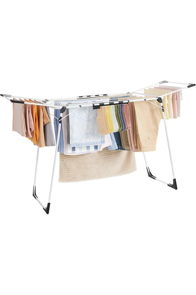 Songmics Home Uscător de rufe pliabil, Songmics, 18 m, alb