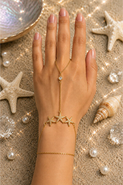 Sylvera Shop Triple Sea Star Steel Shahmeran (Gold Color)