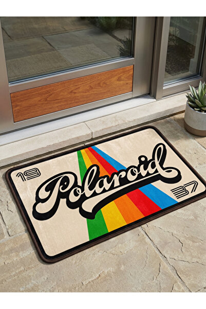 RUGRUMBA Non-Slip Sole Positive Energy Themed Washable Door Front-Bathroom Ma...