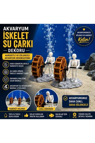 3D Değirmen Çeviren İskelet