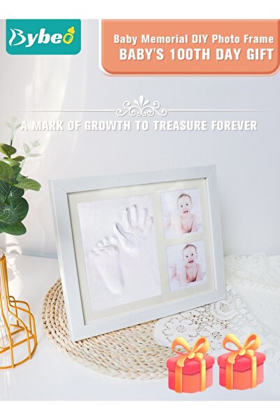 BYBEO Baby Handprint and Footprint Maker Kit for Newborn Boys Girls, Infant M...