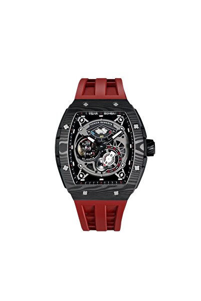Tsar Bomba Men's Rubber Automatic Watch TB8210CF-03 - 51.5*44.6 mm