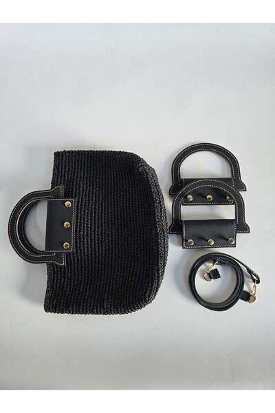 Desaryou Adjustable Handle and Shoulder Strap Set - Black