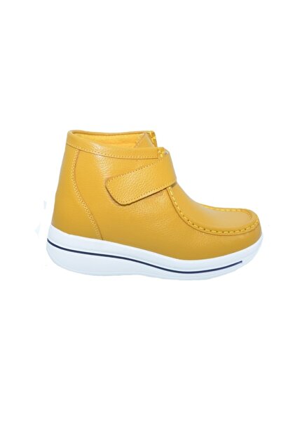 OEM Gheata Anabelle casual cu talpa ortopedica,nuanta de galben