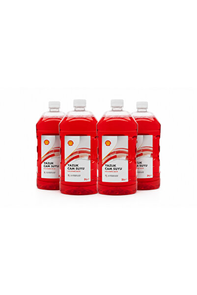 SHELL Yazlık Cam Suyu 3 Lt 4 Adet