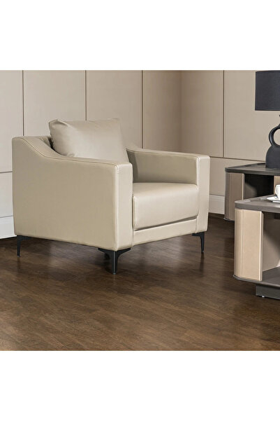 Midas Furniture أريكة دايرو أوفيس بمقعد واحد باللون الأبيض