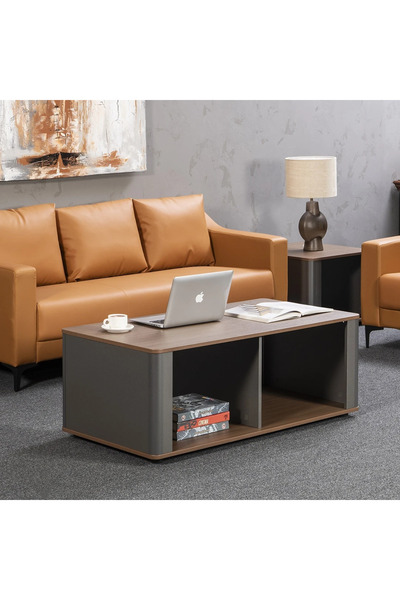 Midas Furniture طاولة مركزية للمكتب من ليوني