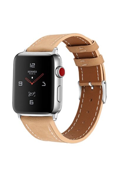 OEM Βραχιόλι από Γνήσιο Δέρμα για Apple Watch Series 7 45mm / Series 6 SE 5 4...