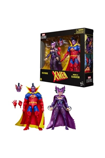 Hasbro X-Men Marvel Legends Set 2 figurine articulate Deathbird & Gladiator 1...