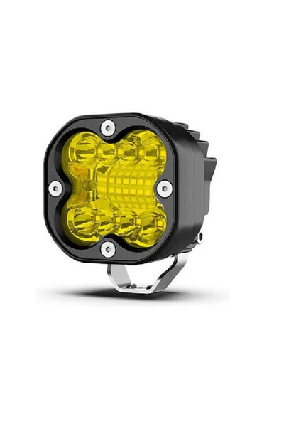 OEM Προβολάκι LED Ομίχλης 66W Κίτρινου Φωτισμού 6000K FD66W – Μαύρο