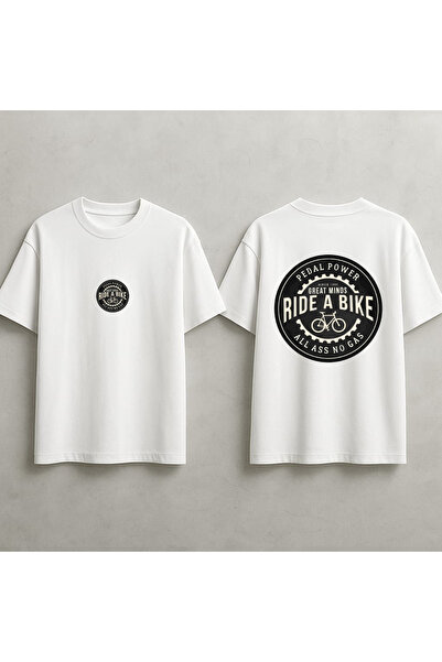 MAGORS Cycling T-Shirt, Sports, Motivational Back Printed Oversize Premium Un...